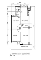 Blk 107 Bukit Purmei Road (Bukit Merah), HDB 3 Rooms #606461551